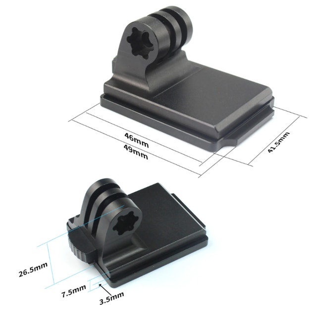 FREE: Action Camera Helmet Fixed Mount Base Adapter