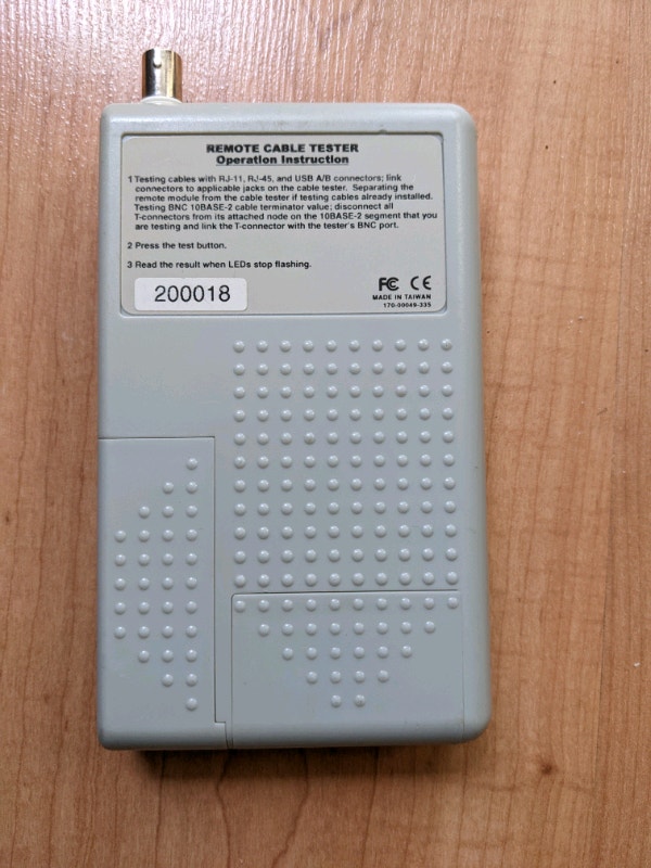 Remote cable tester: USB, RJ45, RJ11, RJ12 - photo 5