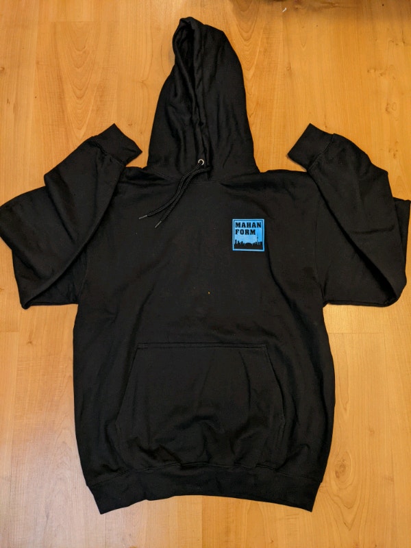 L/G Long sleeve black hoodie (autumn season)