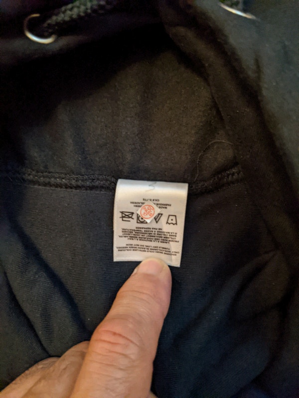 L/G Long sleeve black hoodie (autumn season) - photo 4