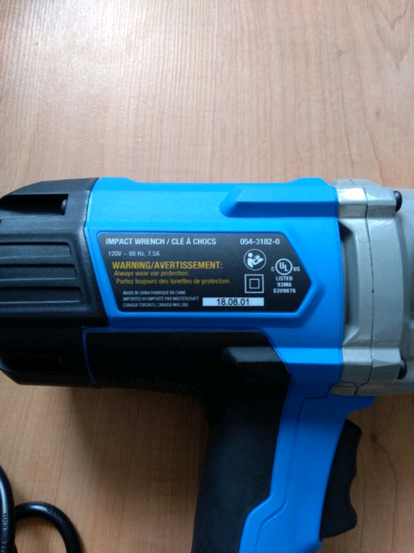 Mastercraft 7.5A Impact Wrench 1/2 inch (new/unused) - photo 2