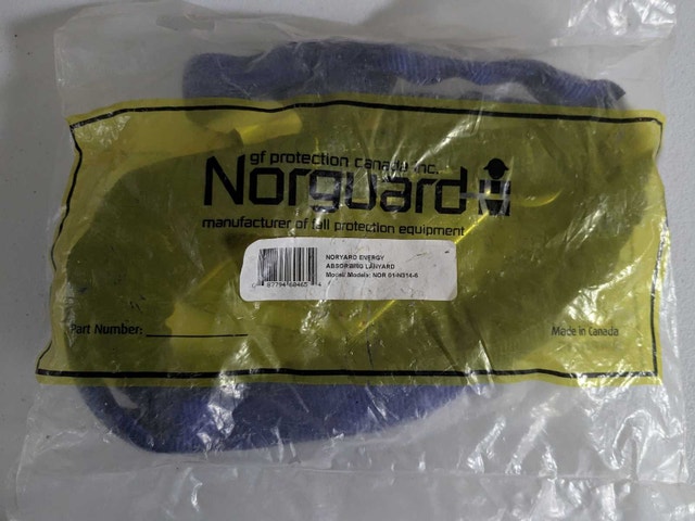 6 Feet Norguard fall protection lanyard (NEW/Sealed) - photo 2