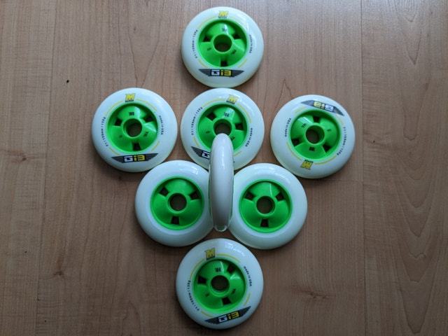 inline skating, rollerblade, Matter wheels 100 mm - F1