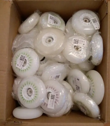 Luminous hockey/skate rollerblade wheels 76/80/100/110 - photo 3