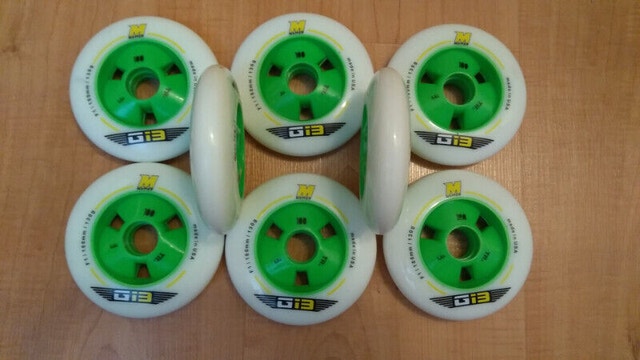 Inline skate rollerblade wheels 100mm Matter wheels (new)
