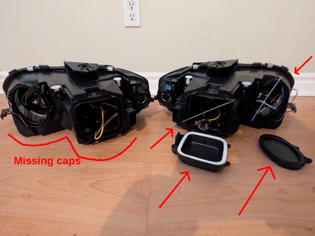 Pair of Audi A3 Headlights (One Free) - photo 3