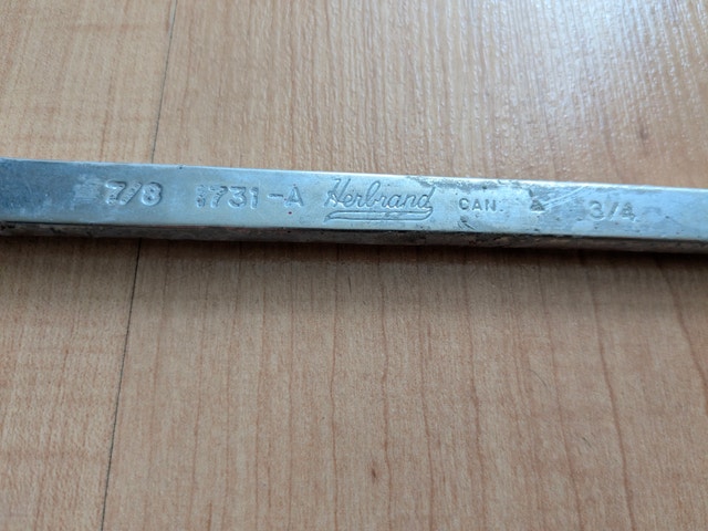 Free 7/8 - 3/4 wrench - photo 2