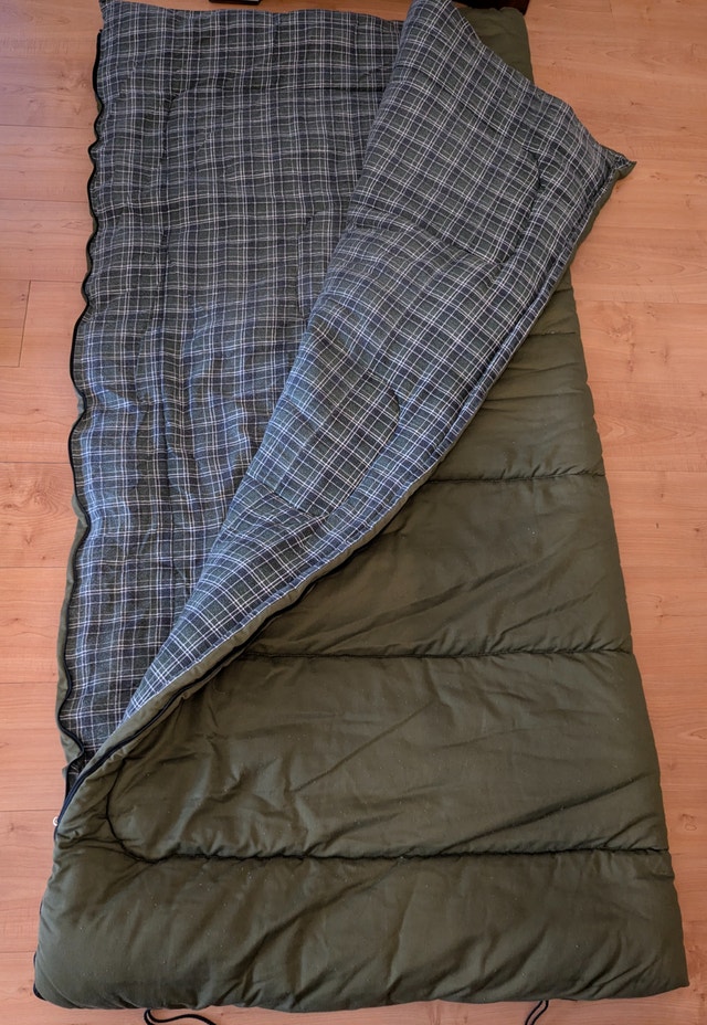 Woods winter sleeping bag rated for -15 - photo 3