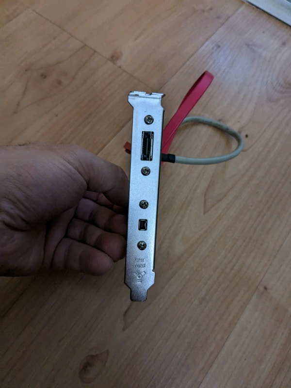Firewire and SATA Motherboard External Connector Expansion - photo 2