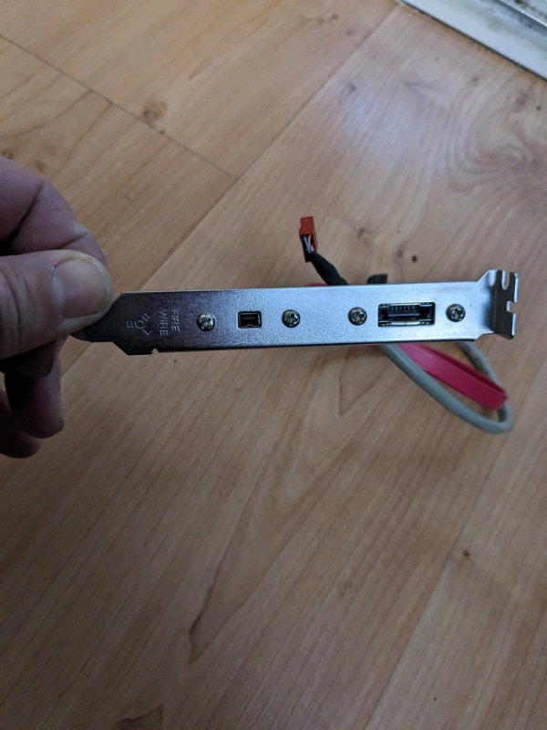 Firewire and SATA Motherboard External Connector Expansion - photo 4