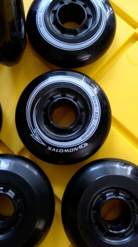 Salomon 80mm 83a Skating/Hockey/Rollerblade Wheels - photo 2