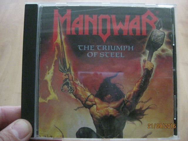 5 MANOWAR audio CD's (no damage) Collectors stuff