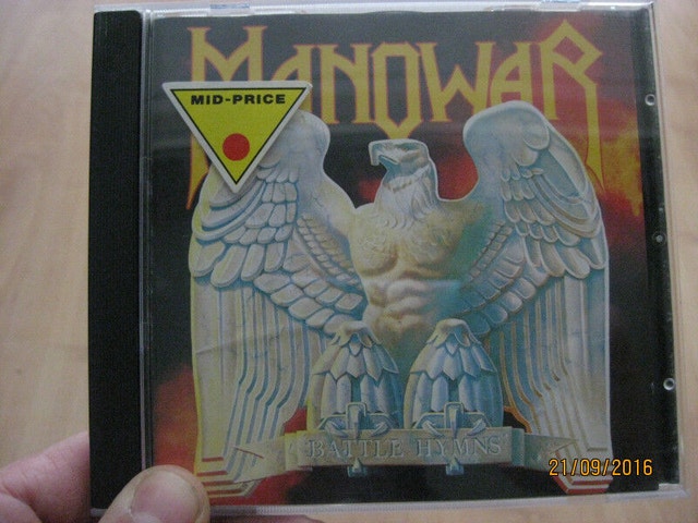 5 MANOWAR audio CD's (no damage) Collectors stuff - photo 2