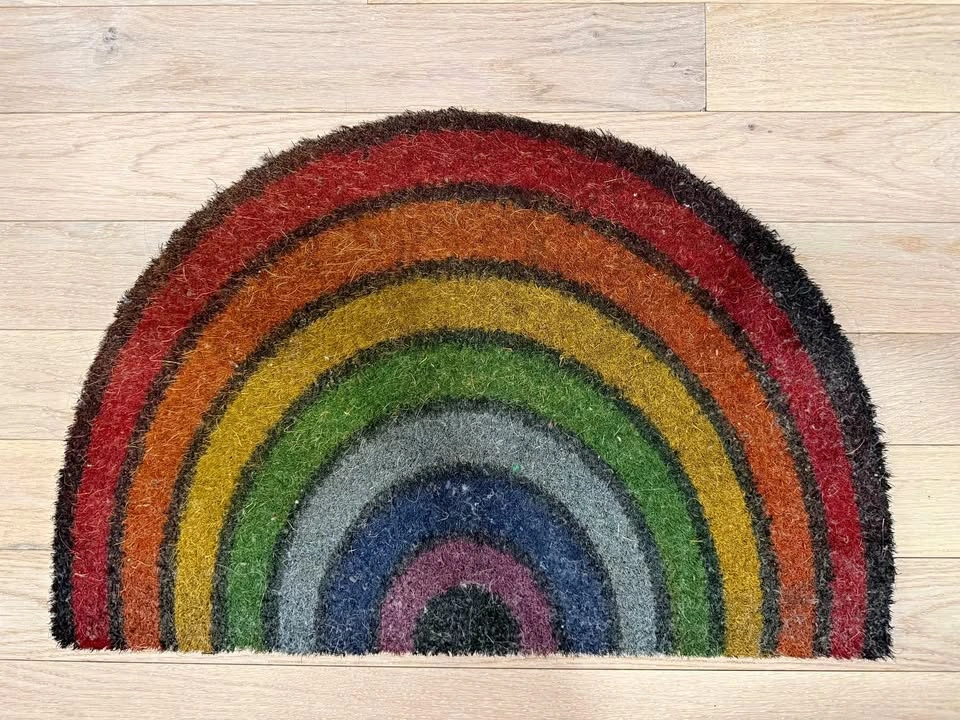 Rainbow Door Mat