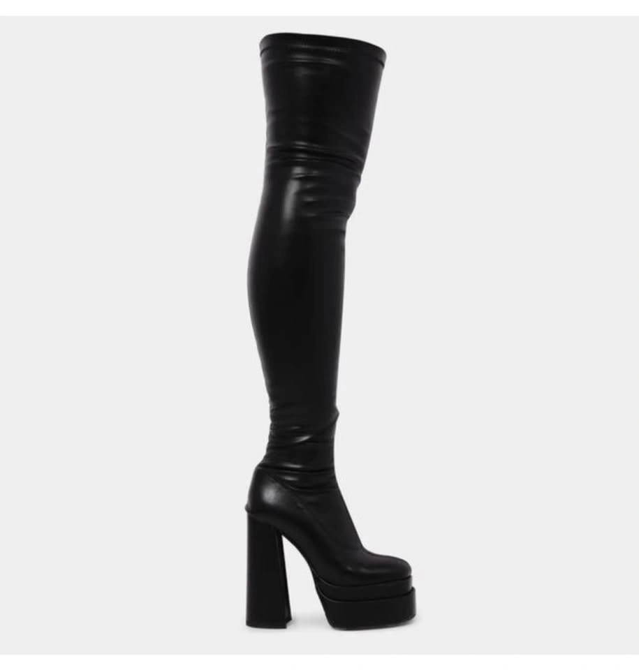 KOI Thigh High Boots WIDE size 8 - photo 5