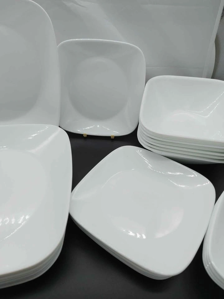 Corelle Square White Dinnerware Set Of 39 - photo 4