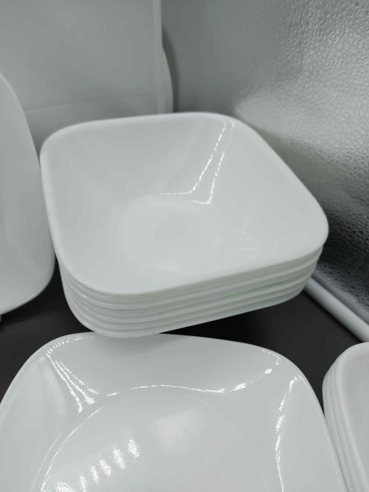 Corelle Square White Dinnerware Set Of 39 - photo 5