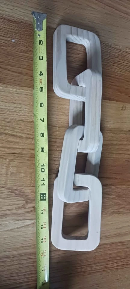 Decorative wood chain - photo 2