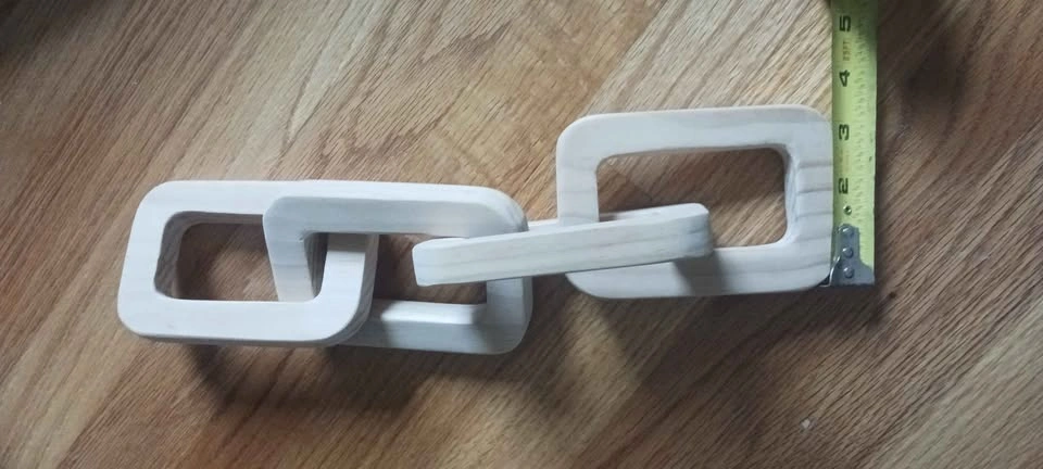 Decorative wood chain - photo 3