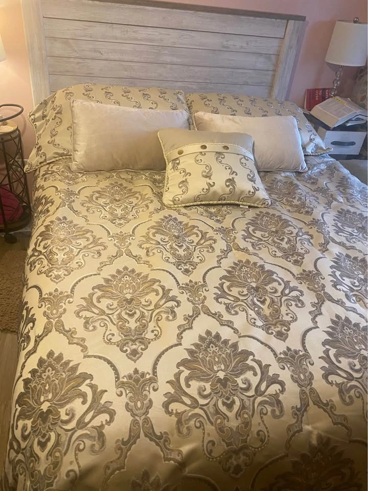 Quality King Comforter Set and Throw Pillows (Macy’s) - photo 4