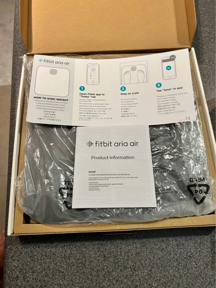 Fitbit Aria Air Bluetooth Digital Body Weight and Bmi Smart Scal - photo 2