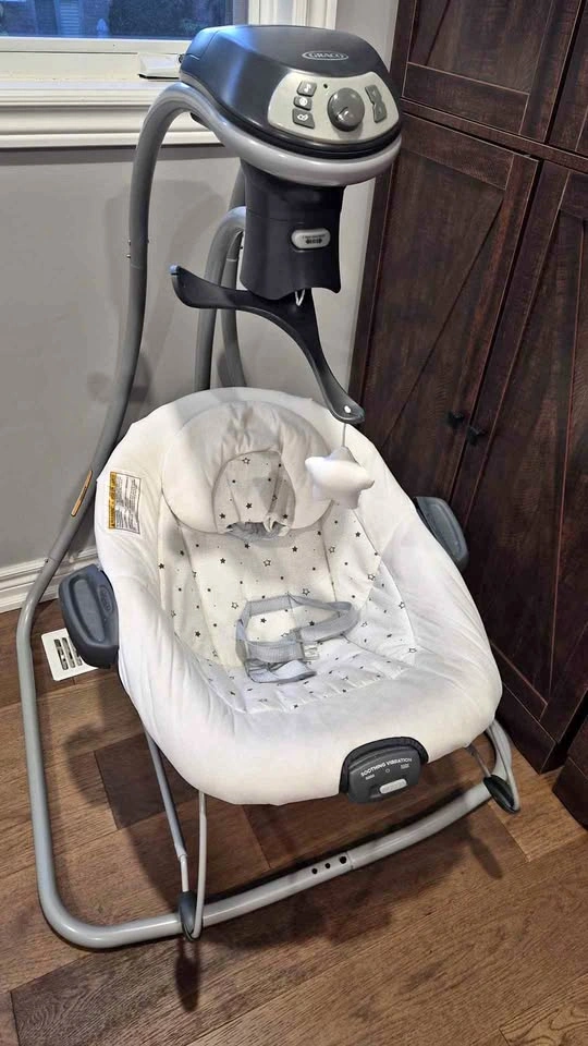 Graco Simple Sway LX Baby Swing with Multi-Direction Lounger