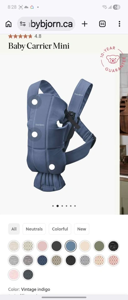 Babybjorn baby mini carrier - photo 3