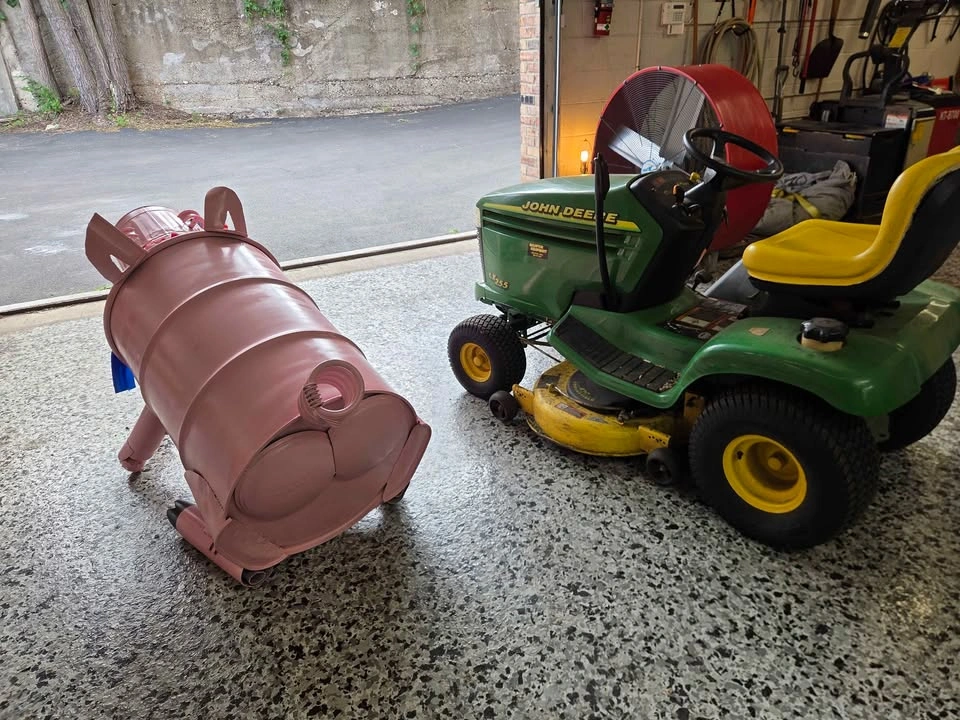 Giant Metal Pig Swine Art - photo 2
