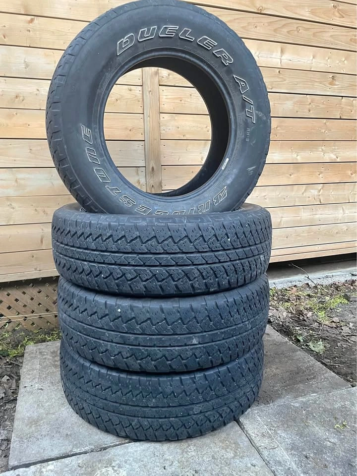 255/70R18 Bridgestone Tires - set of 4
