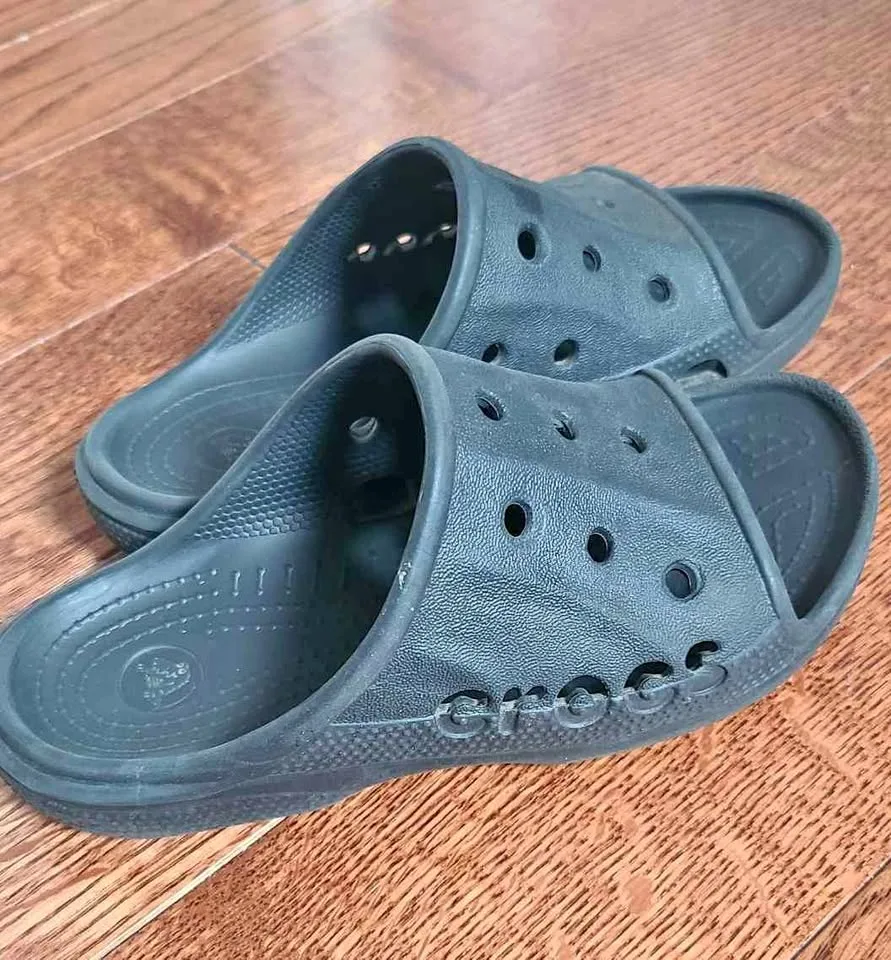 Crocs slides kids size 12/13 thumbnail