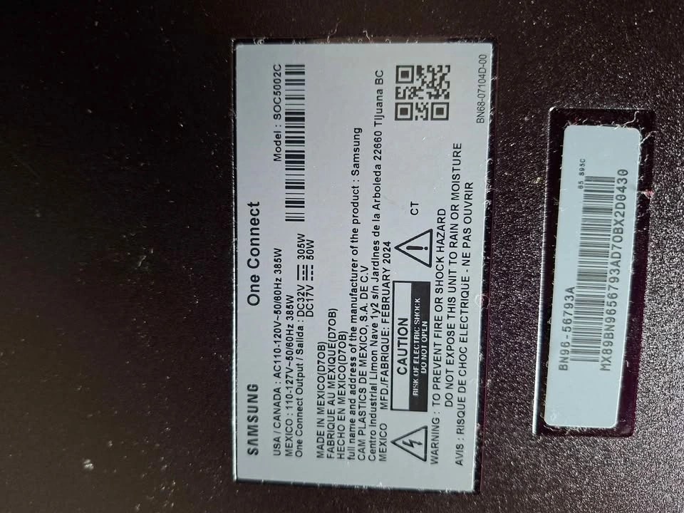 65-inch Samsung S95C OLED Model # SOC5002C - photo 5