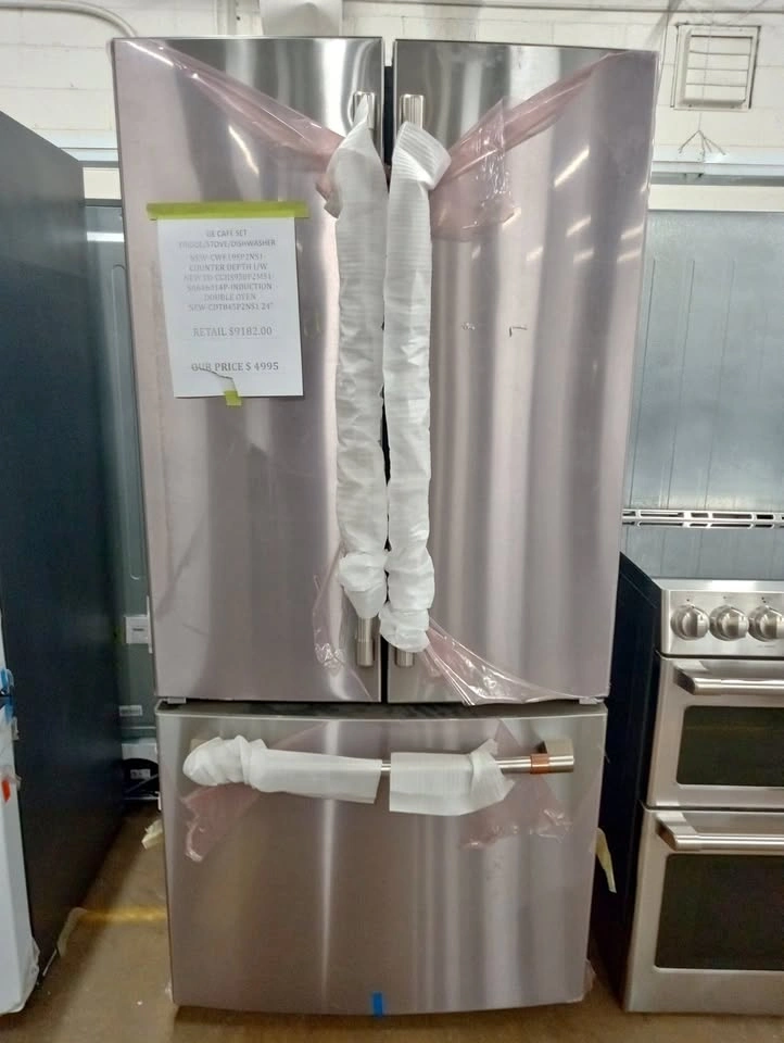 GE CAFE STAINLESS STEEL APPLIANCE SET