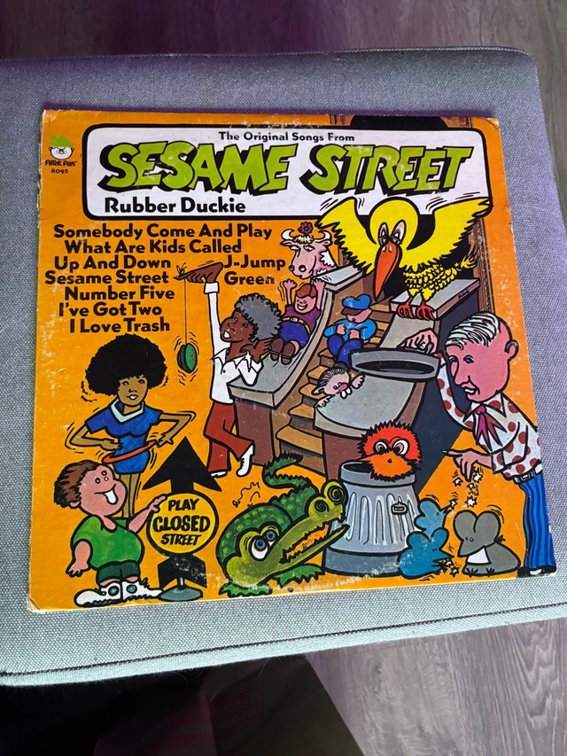 Peter Pan Records Sesame Street Vinyl