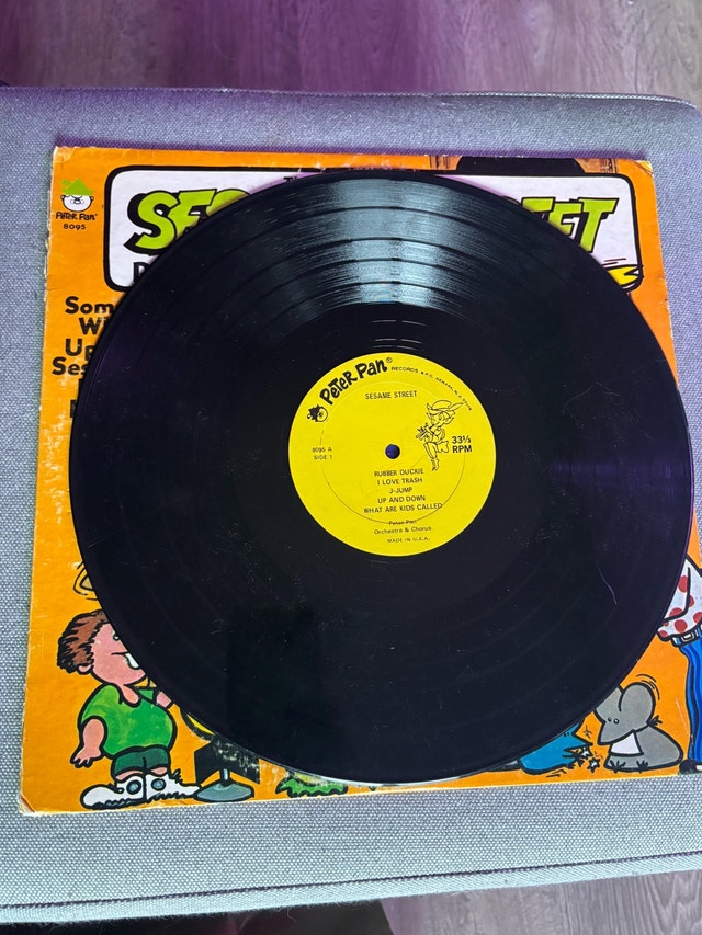 Peter Pan Records Sesame Street Vinyl - photo 3
