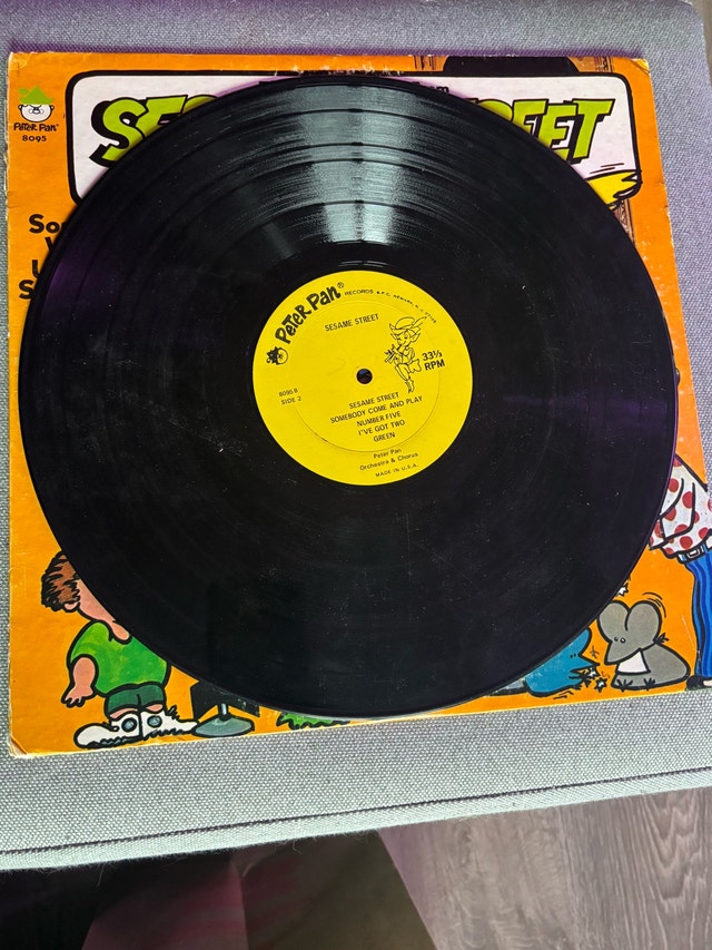 Peter Pan Records Sesame Street Vinyl - photo 4