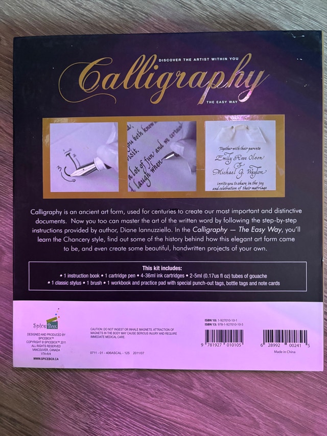 SpiceBox Calligraphy The Easy Way Kit - New - photo 3