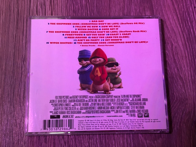 Alvin and the Chipmunks Original Motion Picture Soundtrack CD - photo 2