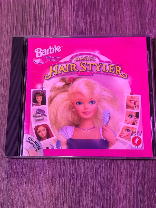 Mattel Barbie Magic Hair Styler CD-ROM
