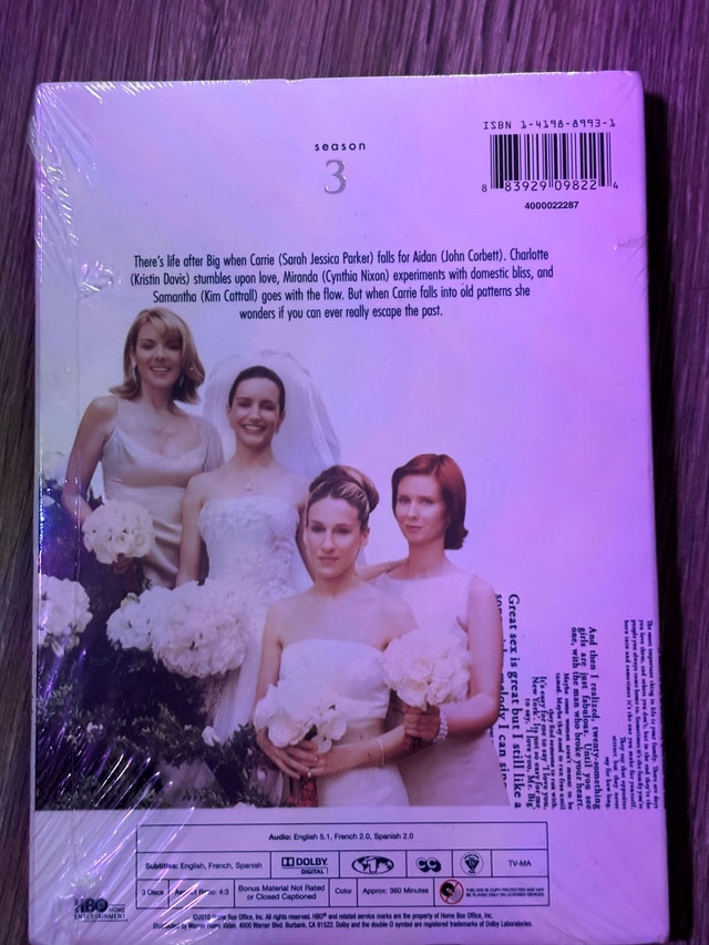 Sex and the City Season 3 and 4 DVD Sets - photo 2