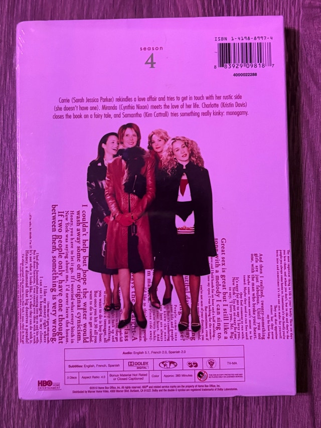 Sex and the City Season 3 and 4 DVD Sets - photo 4