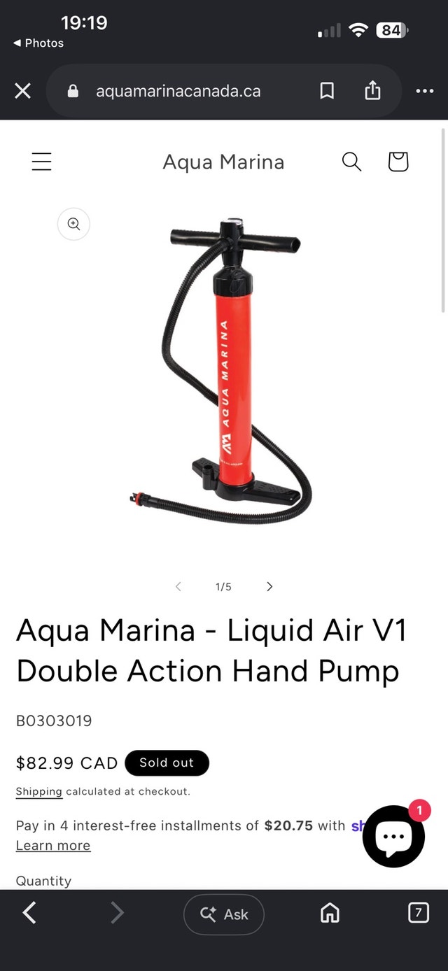 Aqua Marina Hand Pump