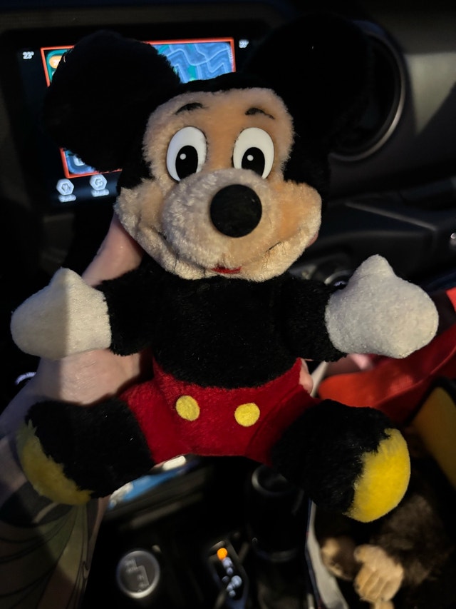 Vintage Disneyland Walt Disney World 7" Mickey Mouse Plush Toy