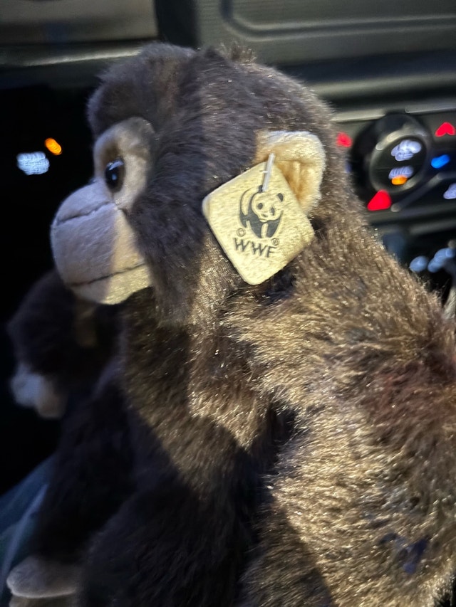 Chimpanzee Plush Toys R Us WWF 7" Stuffed Animal Toy - photo 3