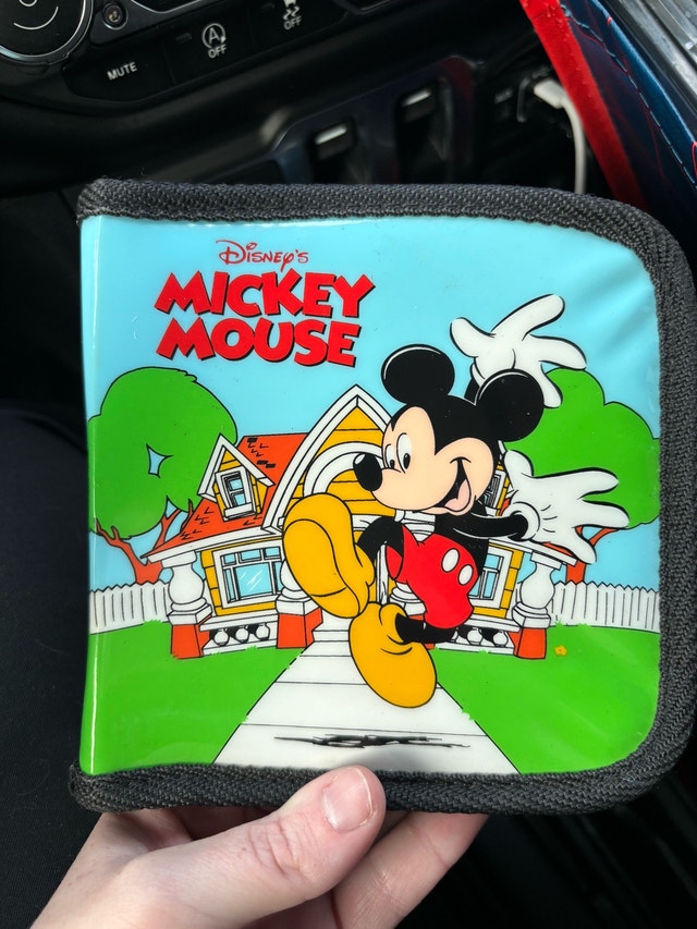 Vintage Mickey Mouse Disney CD DVD Case