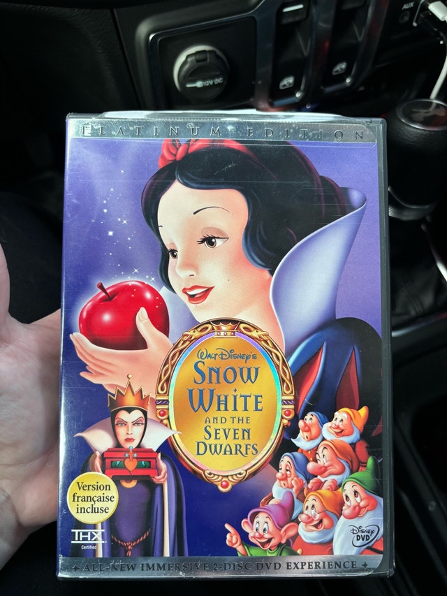 Snow White and the Seven Dwarfs Disney DVD - Platinum Edition