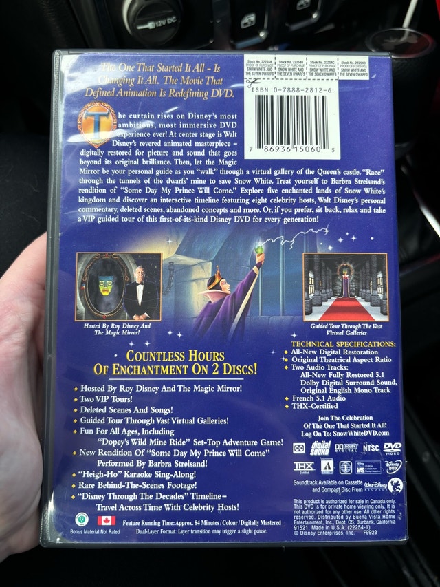 Snow White and the Seven Dwarfs Disney DVD - Platinum Edition - photo 2