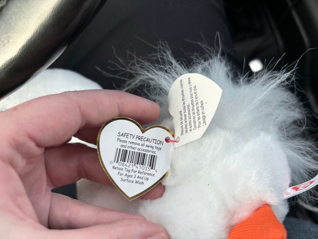 Ty Beanie Baby Gracie The Swan - Rare Vintage Collectible - photo 5