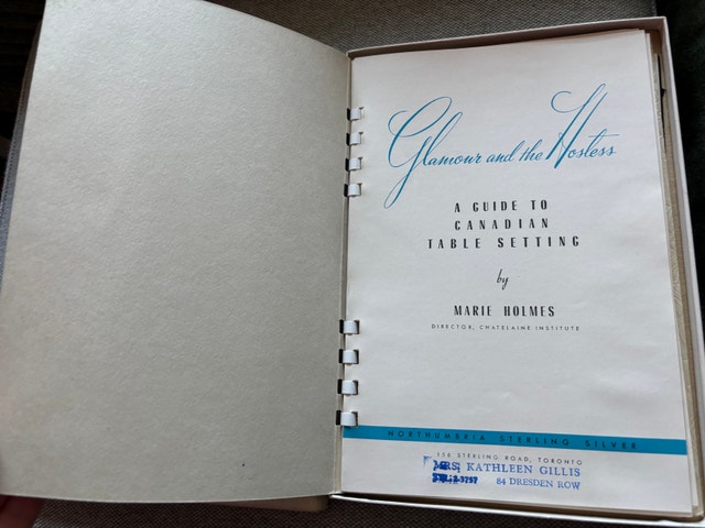 Glamour and the Hostess Book - A Guide To Table Setting - photo 3