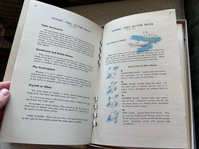 Glamour and the Hostess Book - A Guide To Table Setting - photo 4