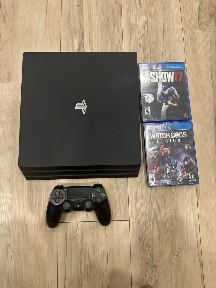 PS4 Pro 1TB with 2 games - photo 3